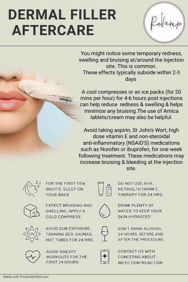 Dermal Filler Aftercare