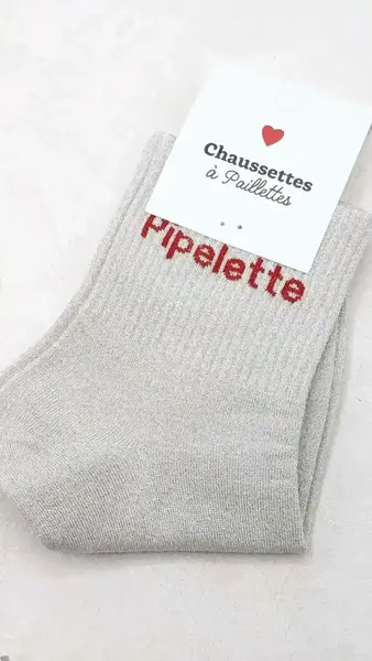 Chaussettes à Paillettes Pipelette
