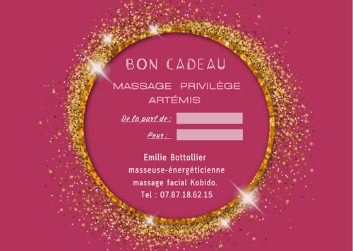 CARTE CADEAU MASSAGE PRIVILEGE ARTÉMIS