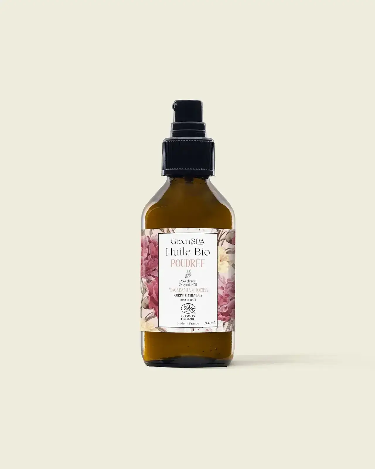 GREEN SPA - Huile bio Poudré - Gamme Voyage - 30 ml