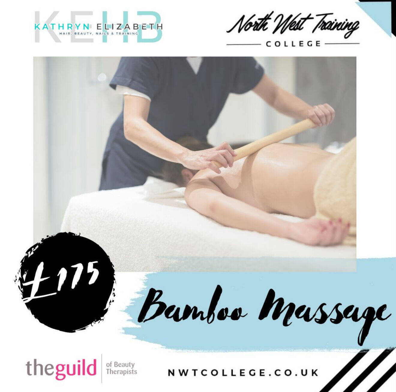 Bamboo / Wood Therapy Massage £175 27th October 10am  deposit 