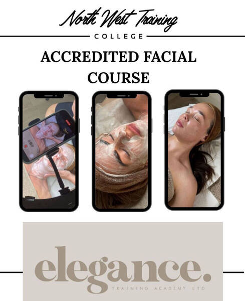 Accredited facial beginner course £200 17th Febuary with Ashley from Elegance  £200 deposit 