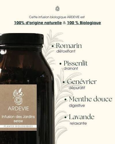 Infusion des Jardins Détox - 100g