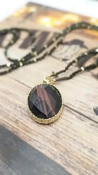 Sautoir Œil de Taureau