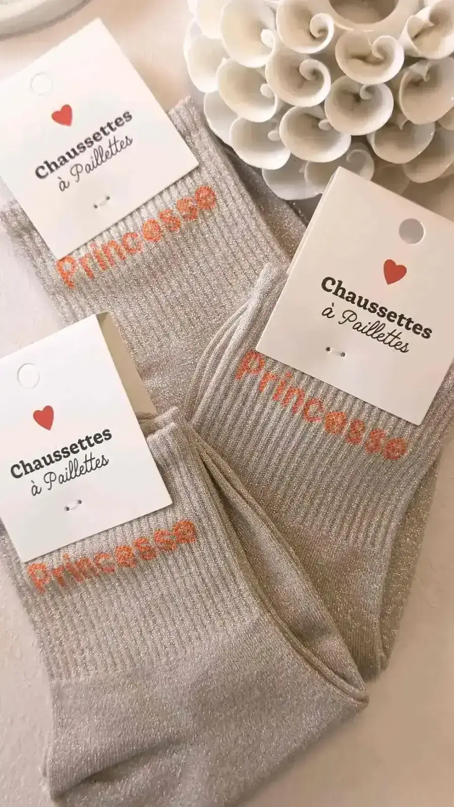 Chaussettes à Paillettes Princesse