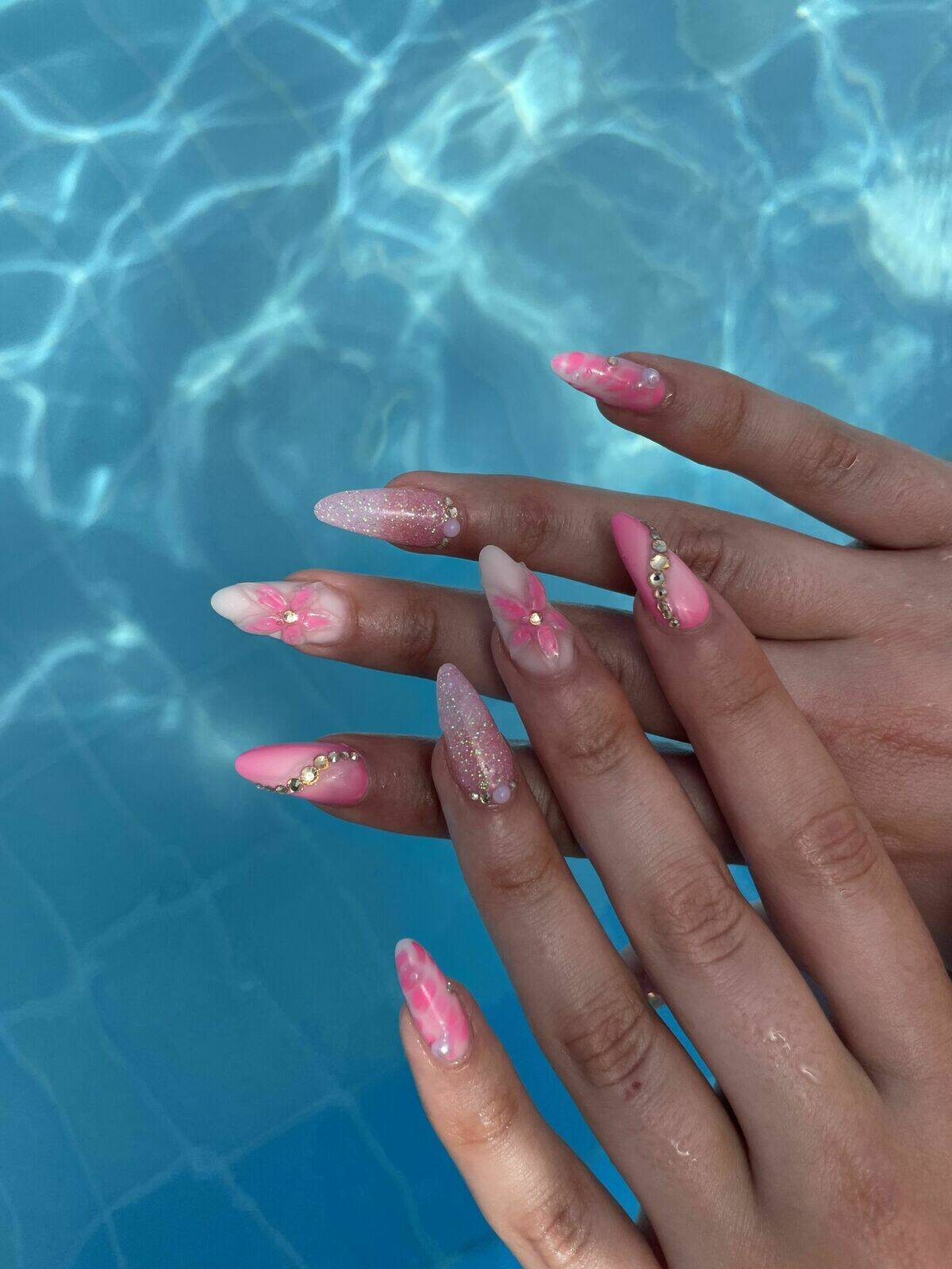 Pose gel taille M + Nail art niv. 3