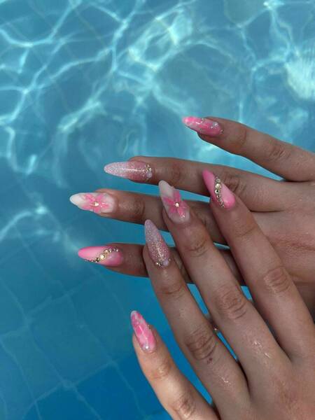 Pose gel taille M + Nail art niv. 3