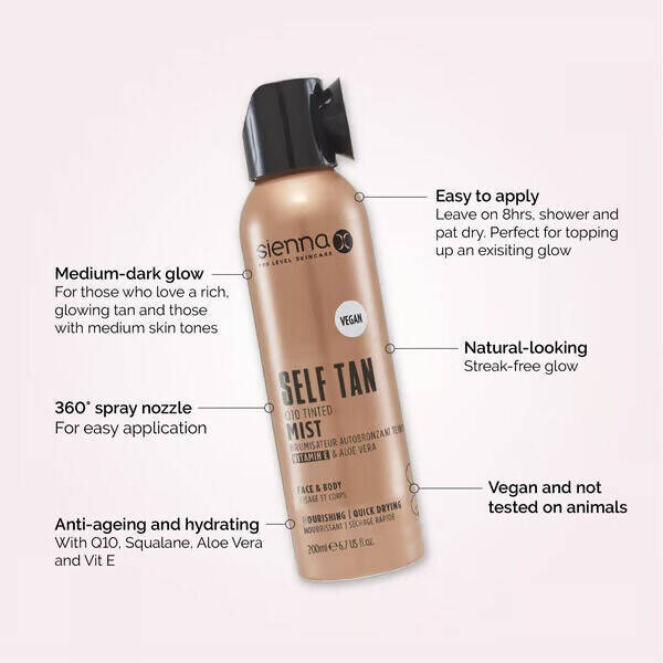 Q10 Tinted Self Tan Mist 200ML