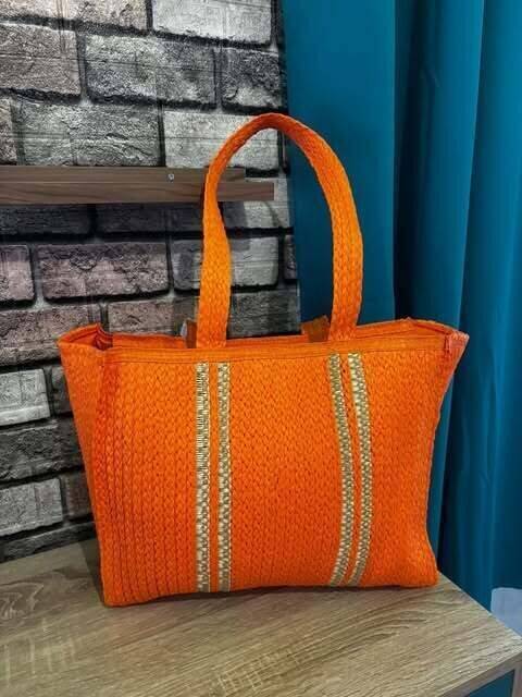 Sac Shopper en raphia