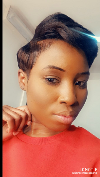 Relaxer/ cut/colour