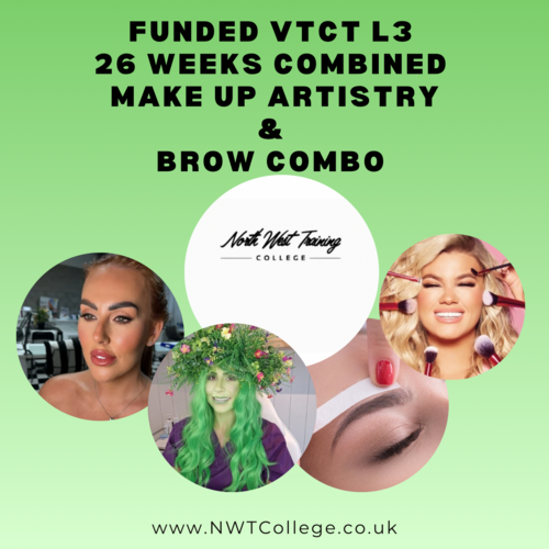 FUNDED L3 MAKE UP ARTISTRY & BROW COMBO 26 weeks 